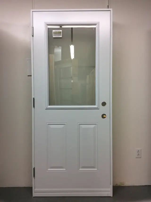 1147PSM Porte d’acier 34″D Blanche Silk Balance 23×37 in Windows, Doors & Trim in City of Montréal - Image 3