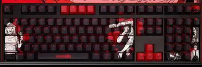 Chainsaw man keycaps custom keyboard