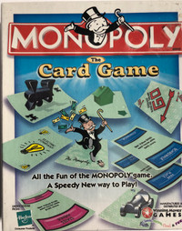 Monopoly card game. 