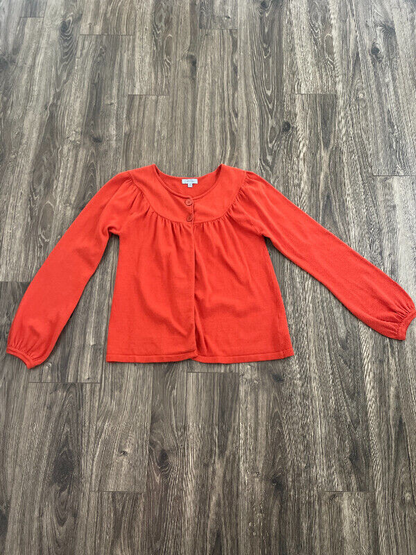 Ladies orange Sweater size 10 in Women's - Tops & Outerwear in Lethbridge