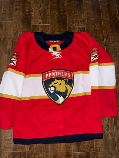 replica Florida panthers jersey adult small , View more
