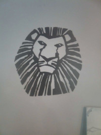 Lion wall art