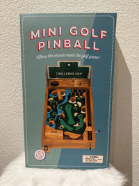 Brand New in Box Mini Golf Pinball Challenge Cup Game