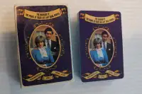 Jeu Cartes et boite mariage Prince Charles et Diana 1981