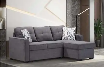 3 deter Grey Sectional Sofa, View more