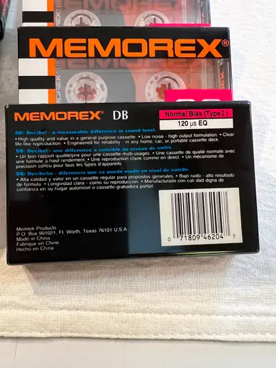 8xMemorex DB Type I Normal Bias 90 Cassette Blank Tapes, View more