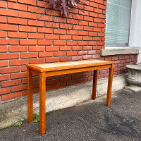 Vintage Danish teak console or sofa table table Scandinave