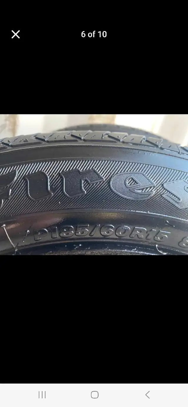 Set of 4 FIRESTONE all season tires with rims (185 60 15) in Tires & Rims in Oakville / Halton Region - Image 7
