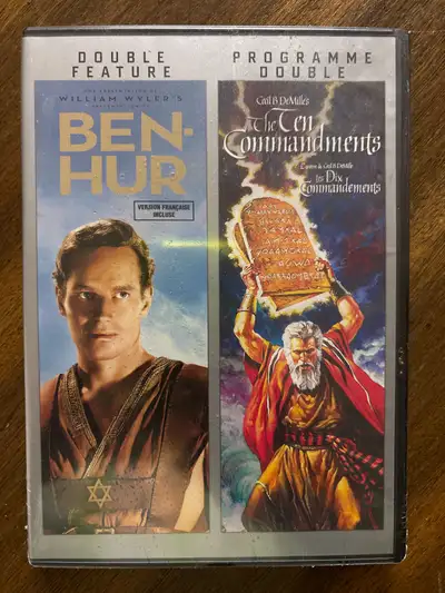 Ben-Hur, The Ten Commandments Double Feature DVD (NEW), View more