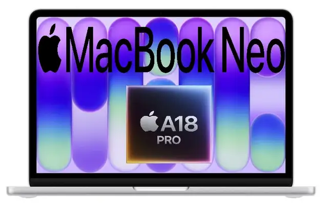 Apple MacBook NEO 13'' 256GB A18 PRO Chip 8GB MHFA4LL/A - ARGENT in Laptops in Laval / North Shore - Image 2