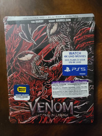 Venom Let There Be Carnage Bestbuy 4K Blu-ray Steelbook NEW