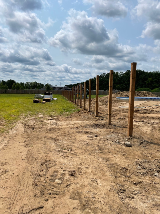 Middlesex Post Holes Fence, Deck, Railing & Siding London Kijiji