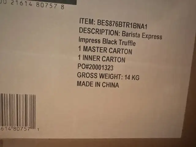 Brand New Breville Barista Express Impress Machine in Coffee Makers in Markham / York Region - Image 4