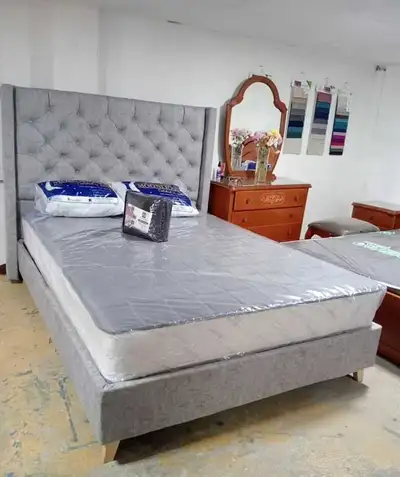 new Queen bed with mattress quick delivery limited time offer , View more