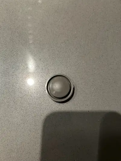 BOUTON EN CAOUTCHOUC GRIS NEUF DÉPART-PAUSE-ARRÊT LAVEUSE GE, View more