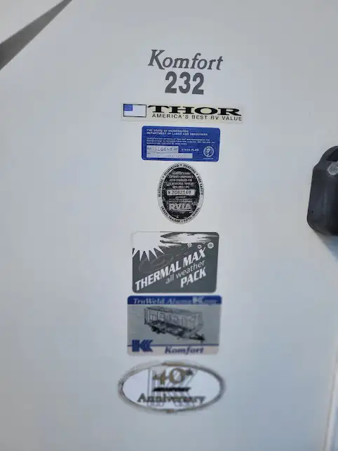 2007 Komfort 23.5 foot travel Trailer in Travel Trailers & Campers in Port Alberni - Image 7