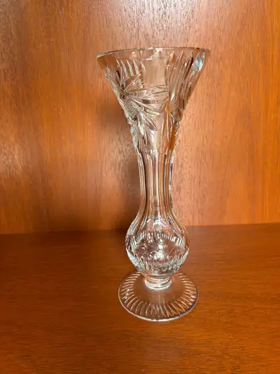 Vintage Pinwheels Cut Crystal Vase, View more