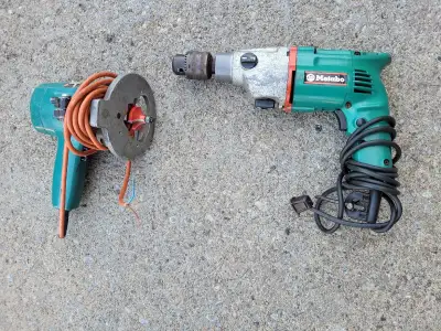 Hammer drill corded, Metabo 220 VOLTS, 600 Watts, View more