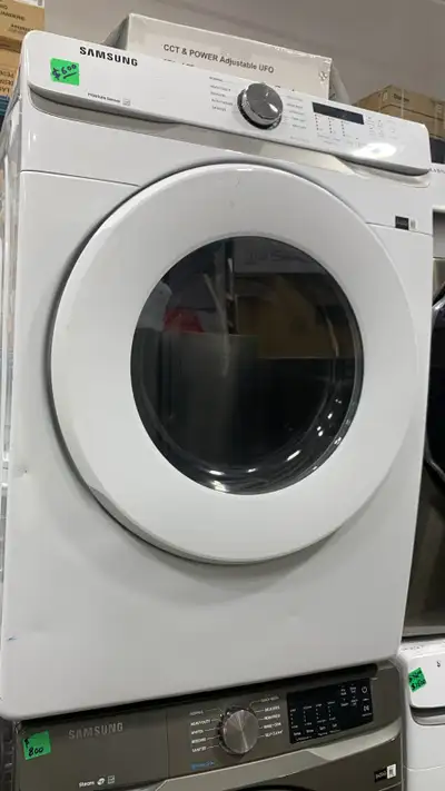 Samsung 27” Front Load Dryer 7.5 Cu Ft White - $600, View more