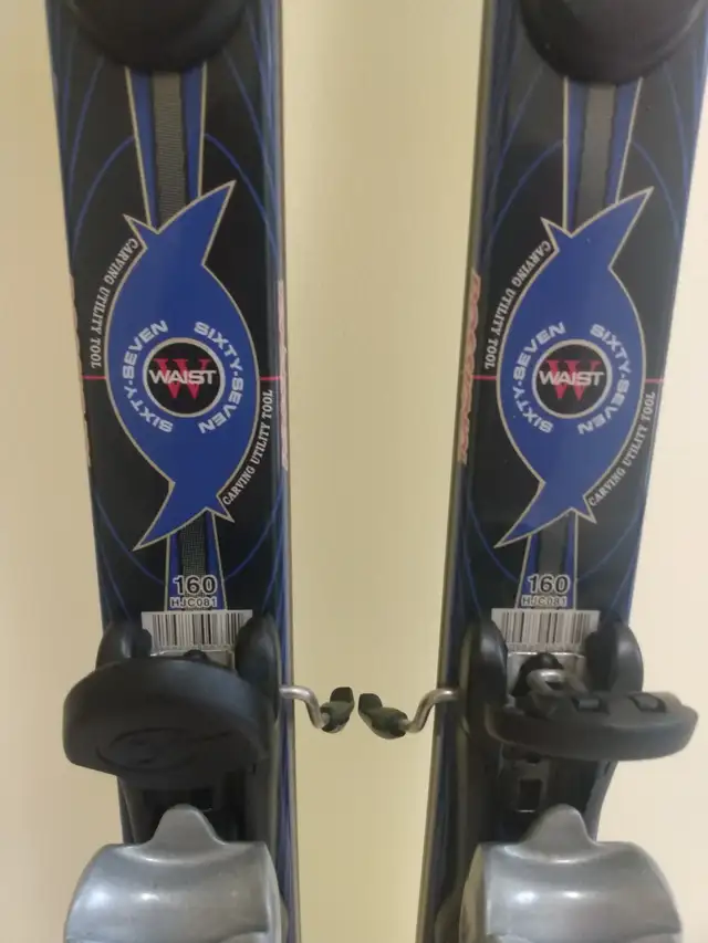 ROSSIGNOL SKIS 160CM TYROLIA BINDINGS $40 in Ski in City of Toronto - Image 5
