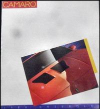 1986 Camaro z-28 New-Car Sales Brochure