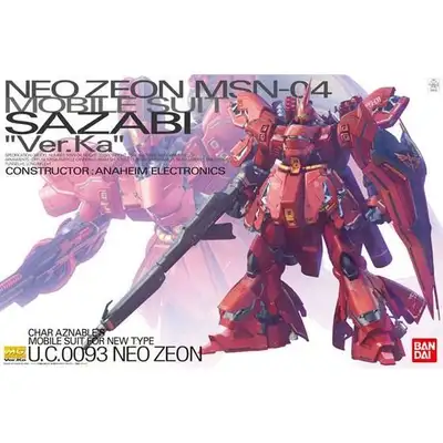 Bandai Hobby kit modèle MG Sazabi Version KA (échelle 1/100), View more