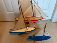 Vintage Model Sailboats