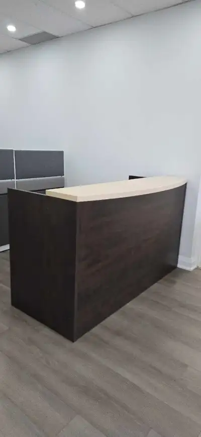 Solid Wood Receptionist Desk, View more