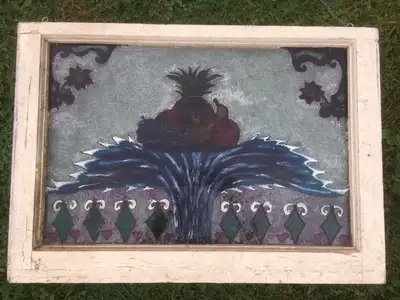 Stain Glass (painted) Window, View more