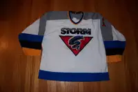 Wanted -  1991-92 Guelph Storm Jersey  #3 Dave Anderson