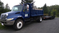 DUMP TRUCK  FOR HIRE -SINGLE AXLE WITH 10 TON FLOAT