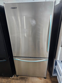 WOW!! Kitchenaid 36" Stainless Steel Top Fridge Bottom Freezer