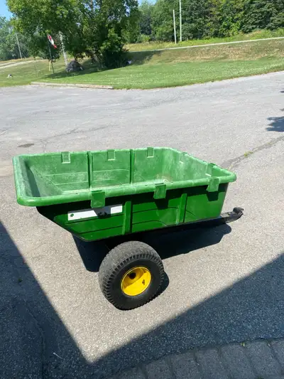  John Deere garden trailer, View more
