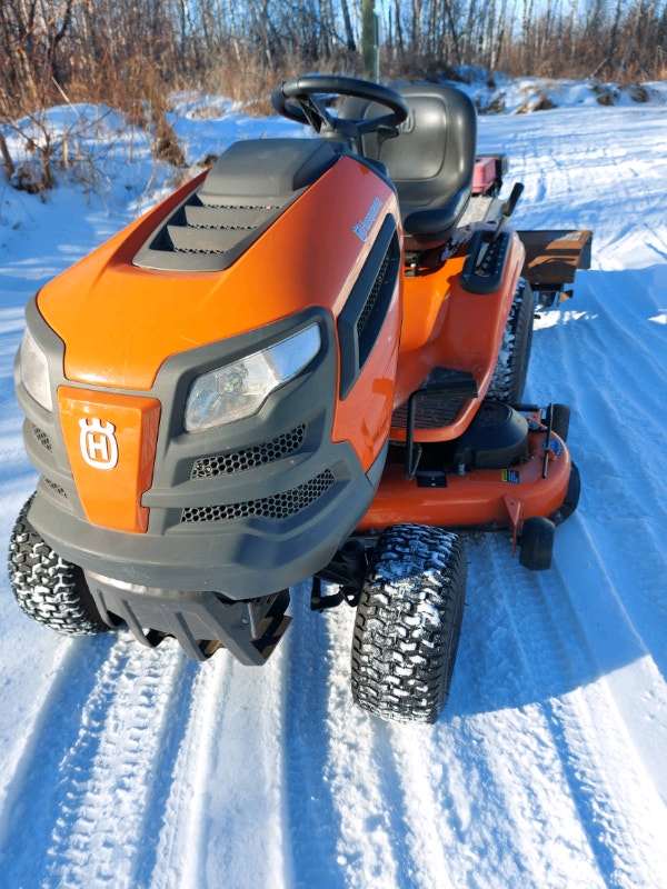 Husqvarna 48" riding lawn tractor and rotor tiller Lawnmowers & Leaf
