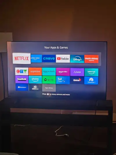 Like New 55" Hisense 4K Mini LED QD7 TV, View more
