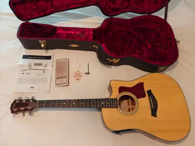 Taylor 510CE Dreadnought Acoustic/Electric Guitar, View more