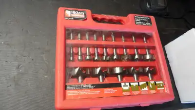 16 Piece Forstner Bit Set by Hickory Woodworking FBS-1016, View more