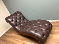 Leather Chaise Lounge