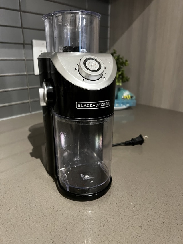 Black + Decker Burr Mill Coffee Grinder Coffee Makers Edmonton Kijiji