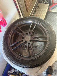 Snow tires and alloy rims 17inch