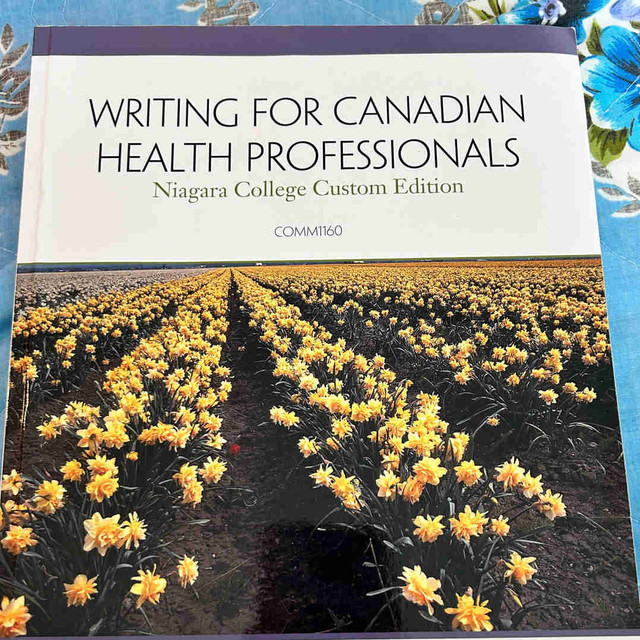 Writing for Canadian Health Professionals  in Textbooks in St. Catharines