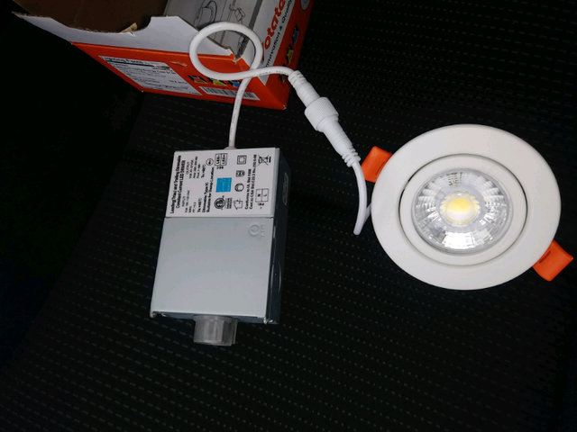 Votatec 3" Gimbal Down Light - Potlights set of 8 pcs in Indoor Lighting & Fans in Mississauga / Peel Region - Image 4