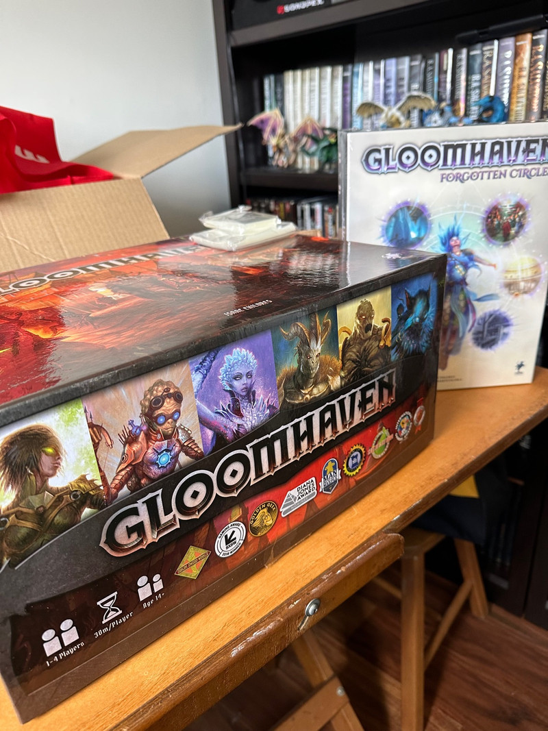 Gloomhaven with Organizer, Expansion and Sleeves Toys  Games Hamilton  Kijiji
