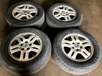 205 70 15 Firestone all season Tires + Honda CRV Rims