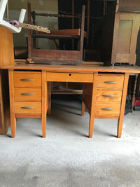 Vintage school desk