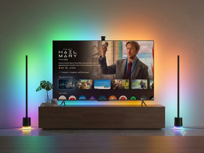 75" TCL Q6-Series 4K QLED TV + Govee Light system, View more