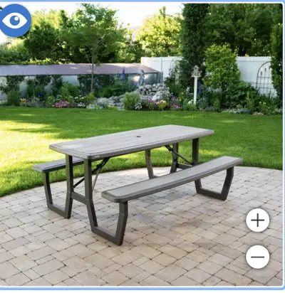 Lifetime Commercial 6 ft Folding Picnic Table, View more