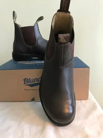Two pairs of Blundstone Classics for $225, View more