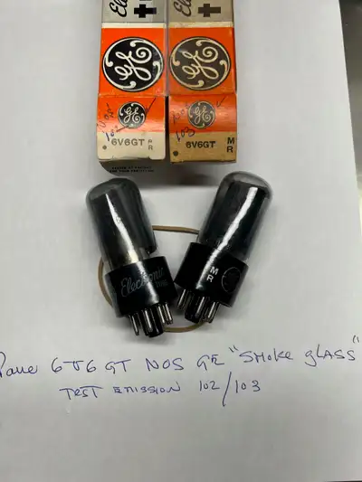 Pair of NOS 6V6GT GE, View more