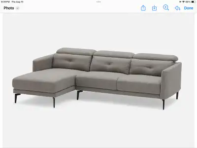 Structube sectional modern sofa., View more